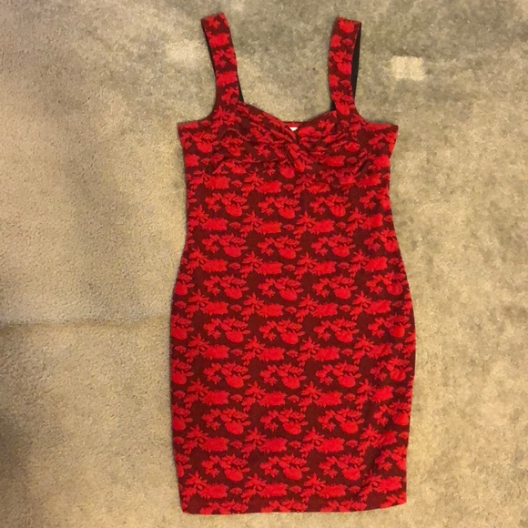 Candie's Dresses & Skirts - Red floral Dress